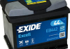 Стартерная батарея (аккумулятор) EXIDE EB442 (фото 5)