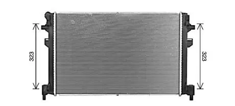 Радиатор охлаждения (выр-во AVA) AVA COOLING VN2426