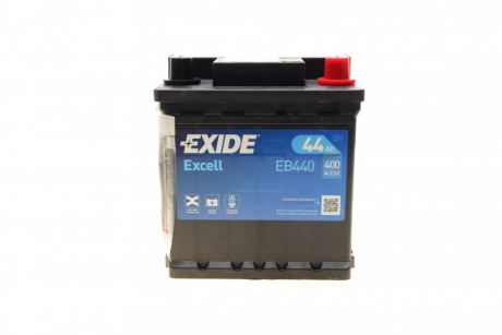 Стартерная батарея (аккумулятор) EXIDE EB440 (фото 1)