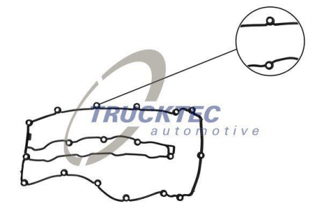 Прокладка крышки клапанов Trucktec automotive 02.10.146 (фото 1)