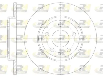 Тормозной диск ROADHOUSE 61011.00