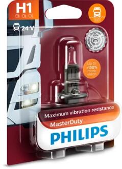 Автолампа MasterDuty H1 P14, 5s 70 W прозора PHILIPS 13258MDB1