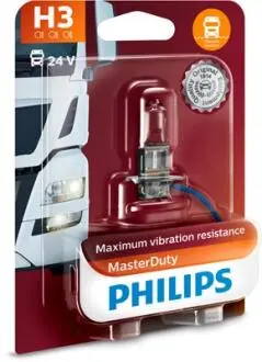 Автолампа MasterDuty H3 PK22s 70 W прозрачная PHILIPS 13336MDB1