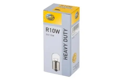 Автолампа Behr Heavy Duty R10W BA15s 10 W прозрачная HELLA 8GA002071251 (фото 1)