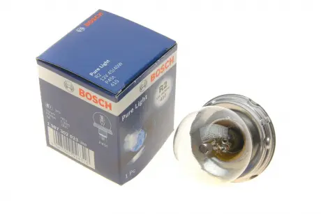 Автолампа Pure Light R2 P45t 40 W 45 W прозрачная BOSCH 1987302023
