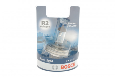 Автолампа Pure Light R2 P45t 40 W 45 W прозора BOSCH 1987301021