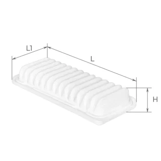 Фильтр воздушный TOYOTA Yaris, SUBARU Trezia ALPHA FILTER AF1006