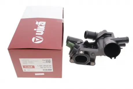 Корпус термостату з термостатом 80? VW Polo (01-09)/Audi A2 (00-05)/Seat Ibiza (02-09) VIKA 11211412101
