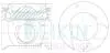 Поршень ДВЗ STD (4шт.+пальцы) KIA Sorento (02-), Hyundai H-1 (02-)(D4CB CRDI) 2.5 TEIKIN 51603AG-STD (фото 1)