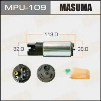 Бензонасос електричний (+сітка)) Honda/ Mitsubishi/ Subaru/ Toyota Masuma MPU109 (фото 1)