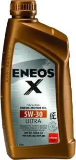 Олія ДВЗ 5W-30 ENEOS X ULTRA API SP/SN Plus, ACEA C3, VW 504.00/507.00, 1л, синт. Eneos EU0025401N