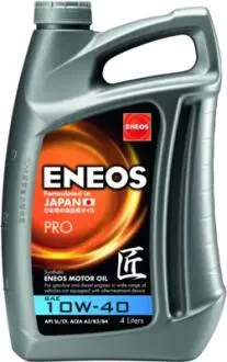Олія ДВЗ 10W-40 ENEOS PRO API SL/CF, ACEA A3/B4, 4л, п/синт. Eneos EU0040301N