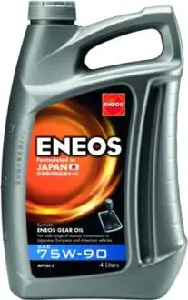 Масло трансмисс. 75W-90 GEAR OIL API GL-5, 4л, синт. Eneos EU0080301N