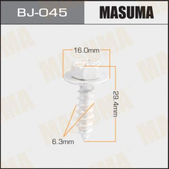 Саморез 6.3x29.4мм (комплект 10шт) Toyota Masuma BJ045 (фото 1)