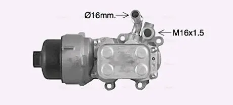 Радиатор масляный CITROEN/FIAT/FORD/VOLVO в сборе (Ava) AVA COOLING CN3307H (фото 1)