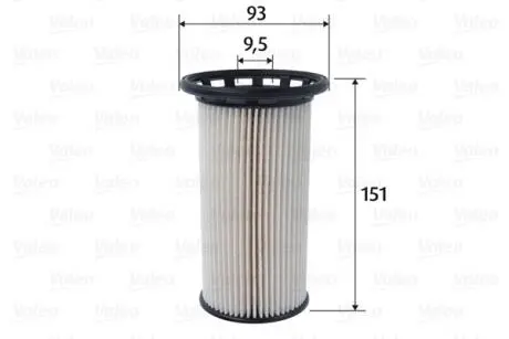Фільтр паливний Valeo 587095