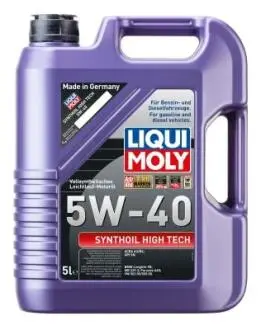Моторное масло SAE 5W-40 SYNTHOIL HIGH TECH (API SM/CF;ACEA A3-04/B4-04, MB 229.3) 5л LIQUI MOLY 1856 (фото 1)