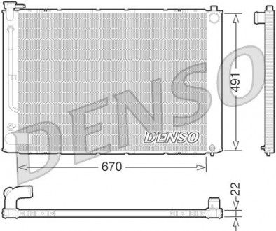 Радиатор охлаждения DENSO DRM51011