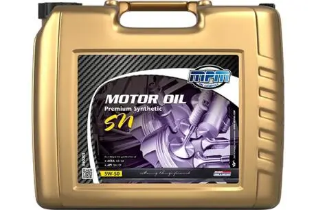 Моторна олива Premium Synthetic SN / 5W50 / 20л. / (ACEA A3/B4, API CF/SN) MPM 05020S