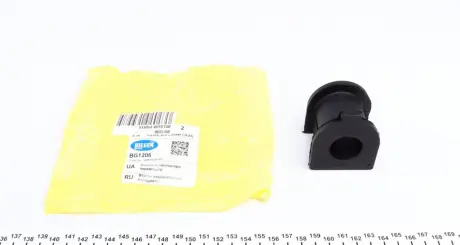 Втулка переднего стабилизатора D26 BELGUM PARTS BG1206 (фото 1)
