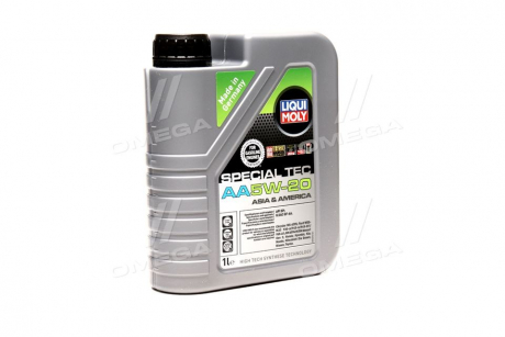 Моторное масло SAE 5W-20 SPECIAL TEC AA (API SM, ILSAC GF-4) 1л LIQUI MOLY 7620/20792