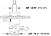 Амортизатор газомасляний 3348098