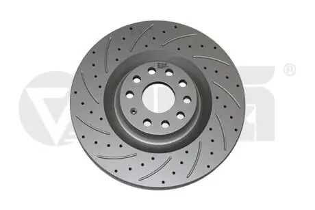 Диск гальмівний передній перфорований (Geomet) Skoda Superb (08-13)/VW Golf (0 VIKA 66151717001