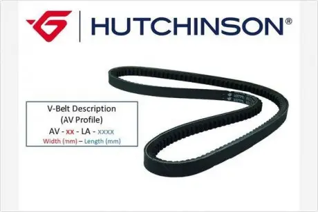 Ремень (клиновый) HUTCHINSON AV 10 LA 760