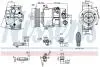 Компрессор кондиционера NISSENS 890767 (фото 7)