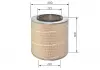 Фильтр воздуха BOSCH F026400280 (фото 5)