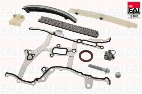 Цепь привода ГРМ (к-кт) Combo/Corsa D 1.4 i (до №дв.19TR2328) 04- (уплотнители) FAI TCK98