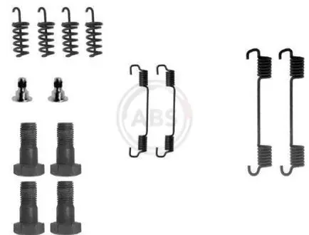 Комплект монтажный барабанных тормозов зад MB W140/C140/S203/W203 91-07 165х25 A.B.S 0716Q