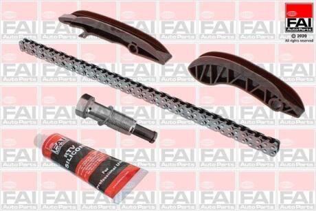 Цепь привода ГРМ (к-кт) BMW 1/2/3/4/5/X5/Mini 1.6/2.0 D N47 06- (верхний) FAI TCK133