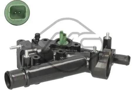 Корпус термостата Citroen C3/Peugeot 206 1.4/1.6 16V 98- Metalcaucho 35987 (фото 1)