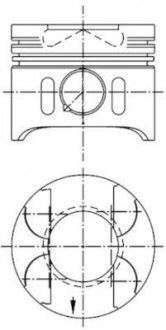 Поршень STD Mercedes Benz W204/211 OM646 03-> (88.01 mm) KOLBENSCHMIDT 41882600