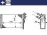 Радиатор печки Renault Clio II/Kangoo 1.1-3.0 98- MAHLE KNECHT AH 73 000S (фото 1)