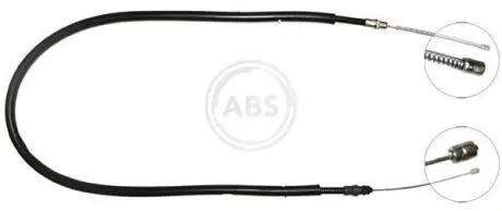 Трос ручного тормоза (задний) Clio 90-98 A.B.S K11116
