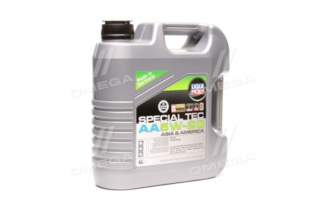 Моторное масло SAE 5W-20 SPECIAL TEC AA (API SM, ILSAC GF-4) 4л LIQUI MOLY 7621/7658