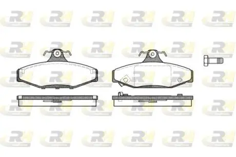Тормозные колодки дисковые ROADHOUSE 2335.12 (фото 1)