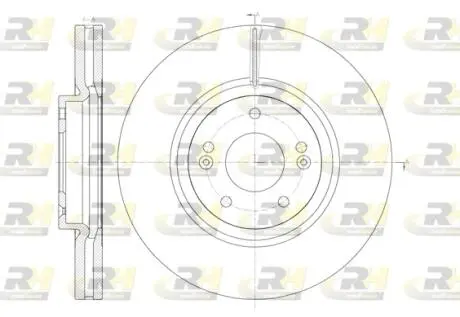 Гальмівний диск ROADHOUSE 61462.10