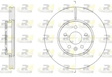Фото 1 - тормозной диск ROADHOUSE 61534.10 Тормозной диск ROADHOUSE 61534.10 (фото 1)