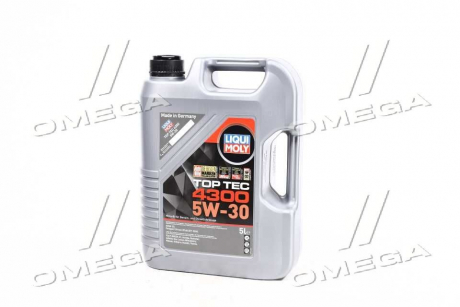 Моторное масло SAE 5W-30 TOP TEC 4300 (API SM/CF, C2-04; ACEA A1-04/B1-04, A5-04/B5-04) LIQUI MOLY 8031/2324