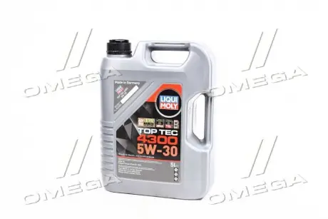 Моторна олива SAE 5W-30 TOP TEC 4300 (API SM/CF, C2-04; ACEA A1-04/B1-04, A5-04/B5-04) 5л LIQUI MOLY 8031/2324