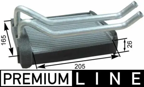 Радіатор пічки SANTA FE 2.0-2.7 01-60 (Premium Line! OE) MAHLE KNECHT AH 174 000P