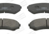 Колодки тормозные дисковые передние MAZDA E2000, E2200, MITSUBISHI Montero, Paje CHAMPION 572497CH (фото 2)