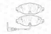 Колодки гальмові дискові передні AUDI A3 (8V1) CHAMPION 573390CH (фото 2)