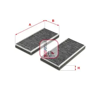 Фильтр салона (к-кт) SOFIMA S 4283 CA