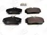 Колодки тормозные дисковые передние NISSAN Primera CHAMPION 572422CH (фото 1)