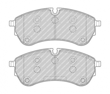 Тормозные колодки, дисковые. FERODO FVR5067 (фото 1)