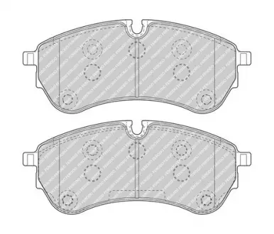 Тормозные колодки, дисковые. FERODO FVR5067